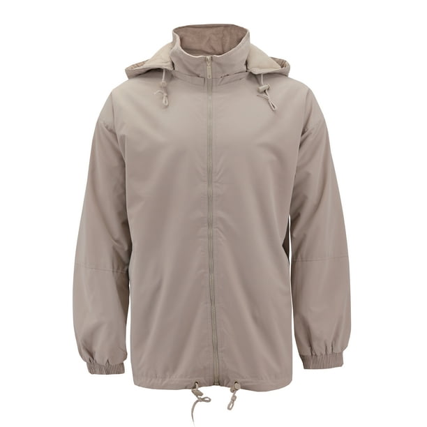 Men's Waterproof Polar Fleece Lined Hooded Windbreaker Rain Thermal Jacket Sale